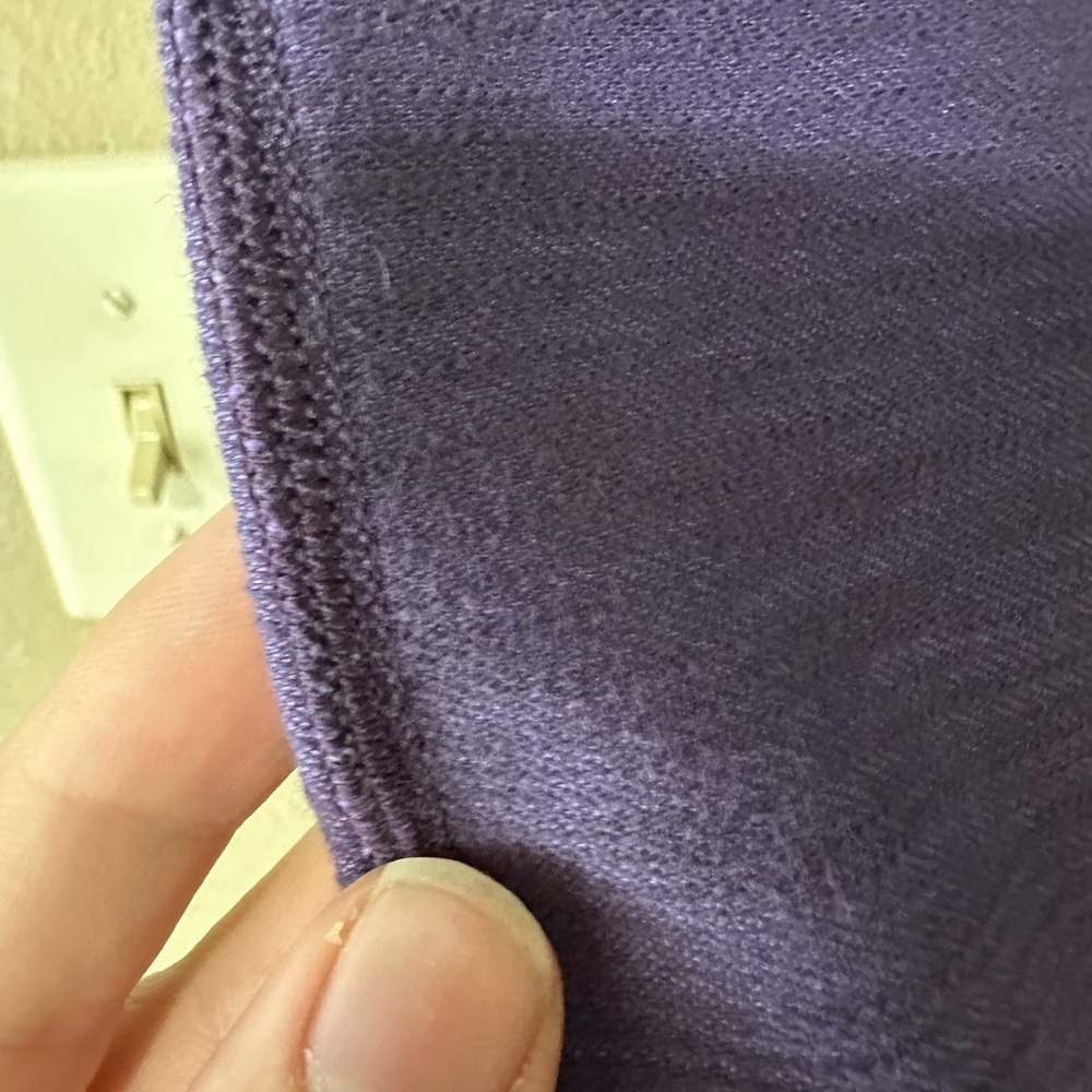 lululemon athletica Purple Wide Leg Pants with Crisscross Waistband - Picture 7 of 9